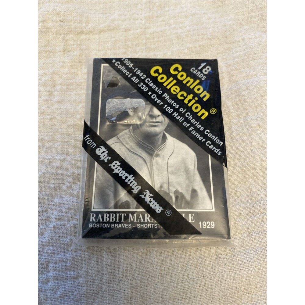 1991 THE SPORTING NEWS CONLON COLLECTION BASEBALL UNOPENED 18 Cards
